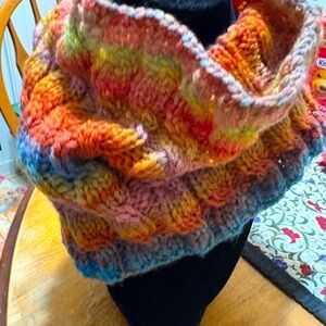 M4 Hand made merino wool infinity scarf